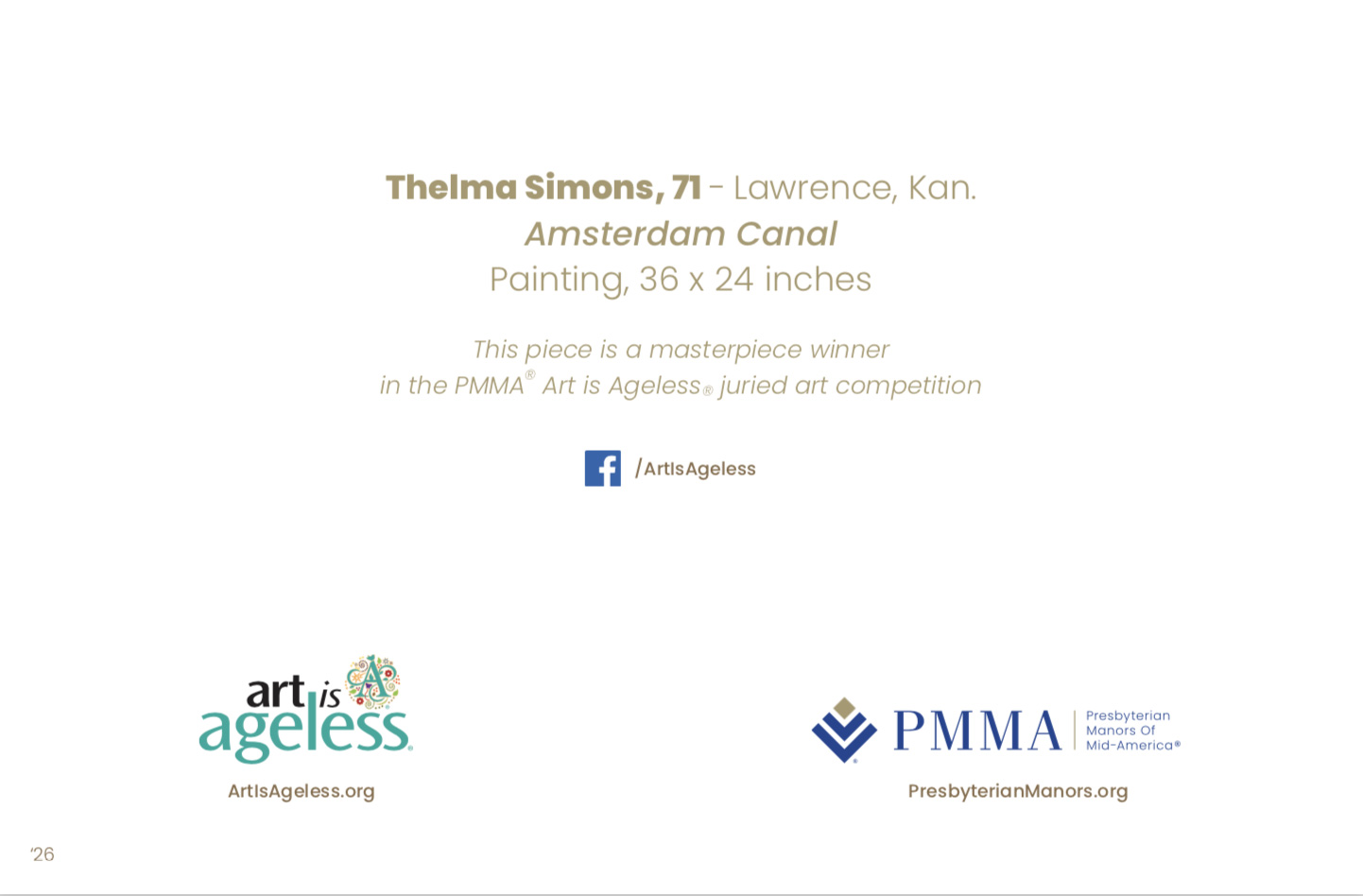 Amsterdam Canal by Thelma Simons