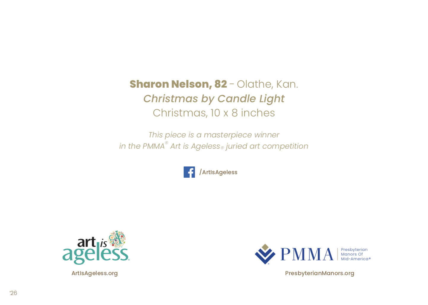 Christmas by Candle Light by Sharon Nelson