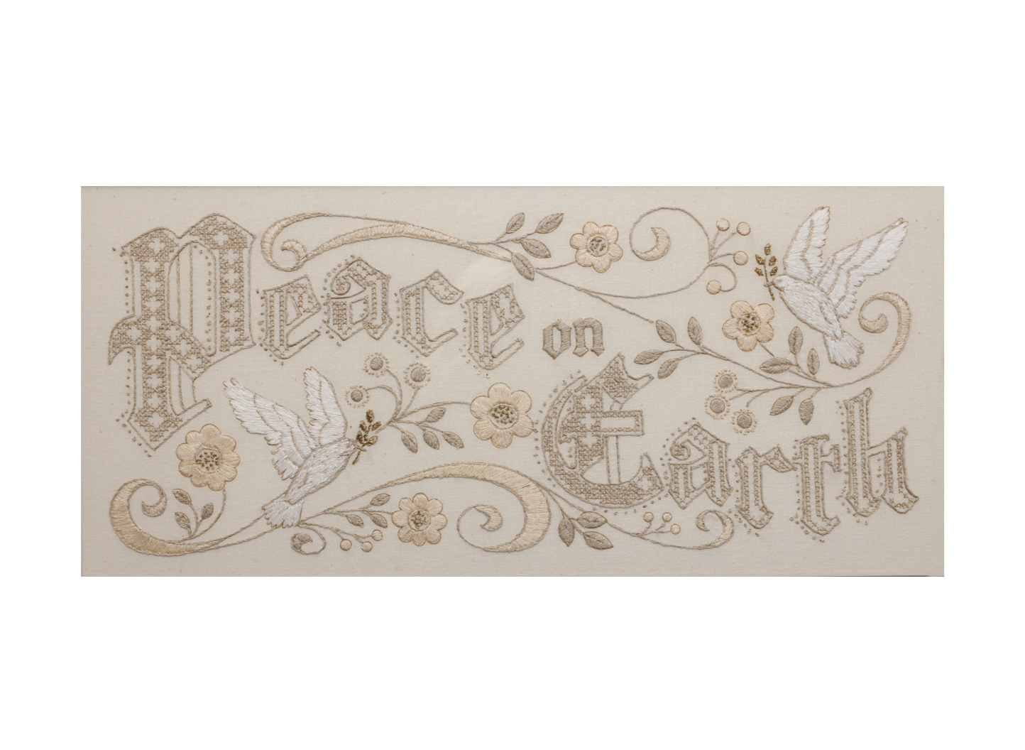 Framed Embroidery by Fauntell Swafford