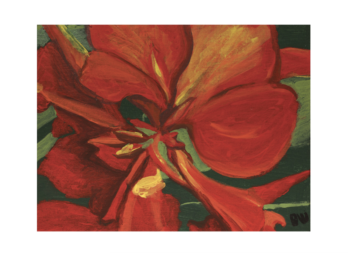 Red Flower by Bill Wayman