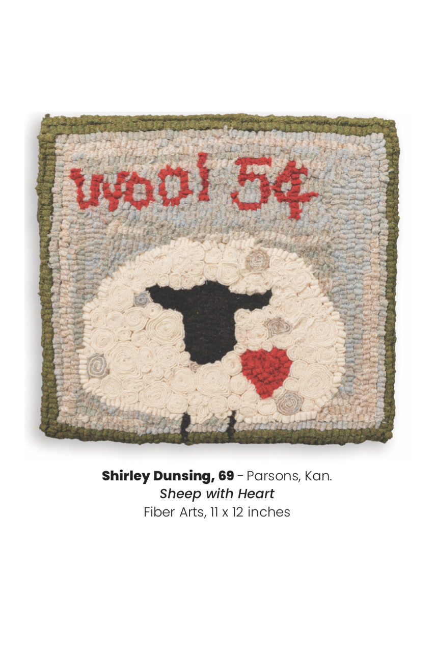 Sheep with Heart by Shirley Dunsing